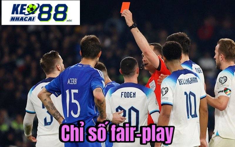 Xác định tỷ số vòng loại Euro 2024 bằng chỉ số fair-play